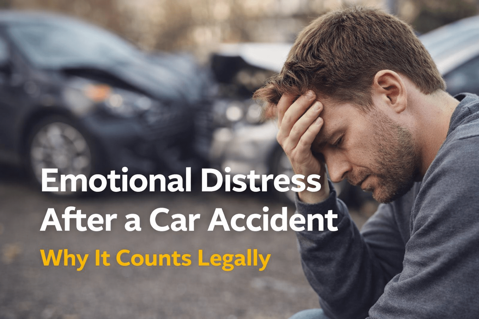 Emotional distress after a car accident